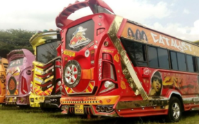 Popular Nairobi public service vehicles known as 'Nganyas' in a past matatu culture event. PHOTO/ File