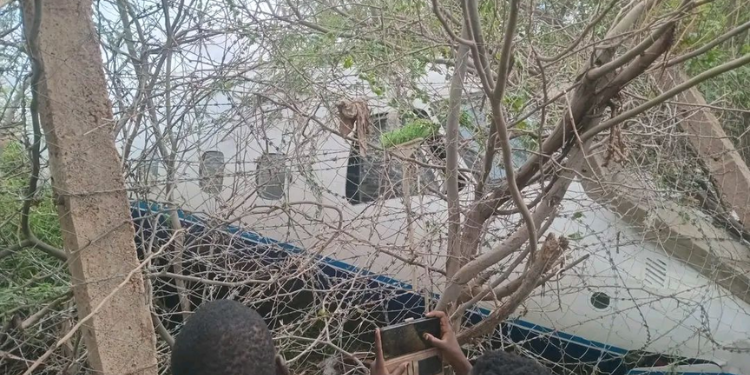 Close Call in Mandera as Aircraft Veers into Vegetation