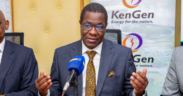 Energy CS Opiyo Wandayi speaking during the signing of an MoU between the Nuclear Power and Energy Agency (NuPEA) and KENGEN for nuclear power development in Kenya on December 1 ,2025. PHOTO. Wandayi X.