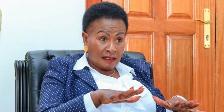 Machakos governor Wavinya Ndeti