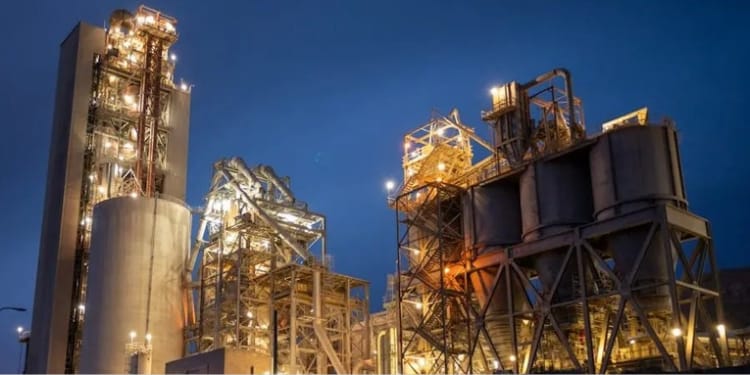 A section of Bamburi cement