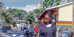 One of the suspects who allegedly stole farm produce