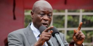 Former deputy president Rigathi Gachagua at an event