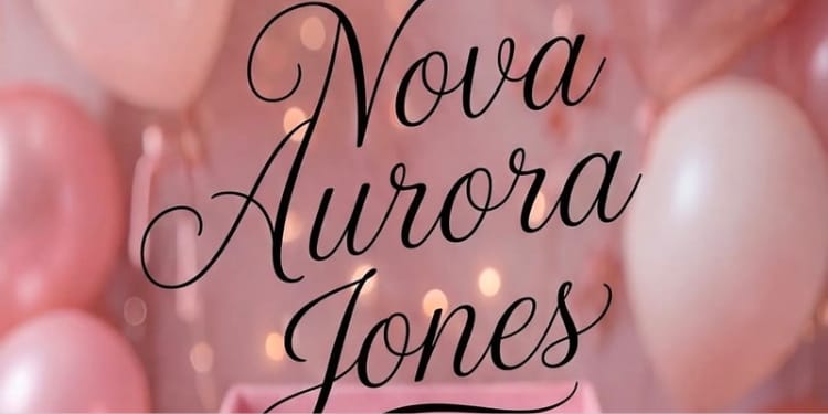 A photo template with names of their new born