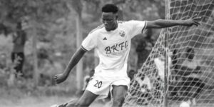 Former Tusker FC and Kakamega Homeboyz defender Gabriel Wandera, who passed away following a road accident in Busia County.