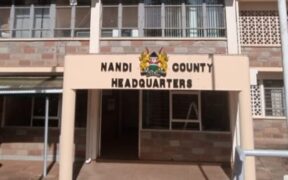 A picture of the Nandi County Headquarters building