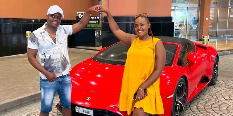 Tiktoker Sparky with his wife