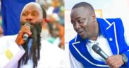 A collage of pastor Kanyari and prophet Awuor preaching in different settings