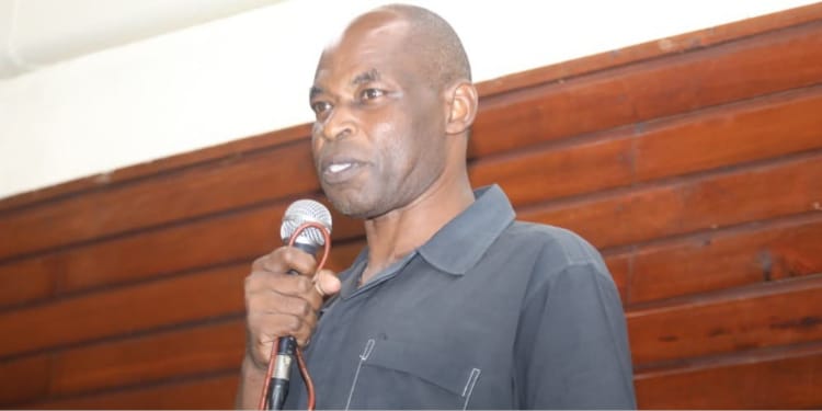 The accused person Steven Ngugi testifying in Mombasa High Court
