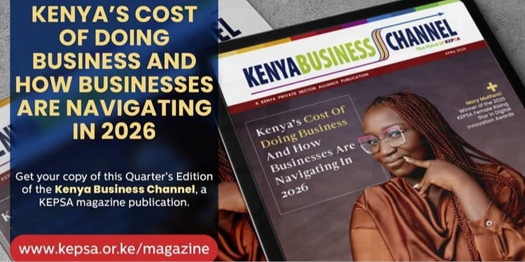 A photo template of the title of the publication by KEPSA