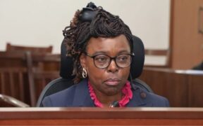 The Controller of Budget Dr. Margaret Nyakang'o in parliament