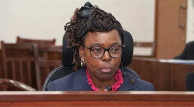 The Controller of Budget Dr. Margaret Nyakang'o in parliament