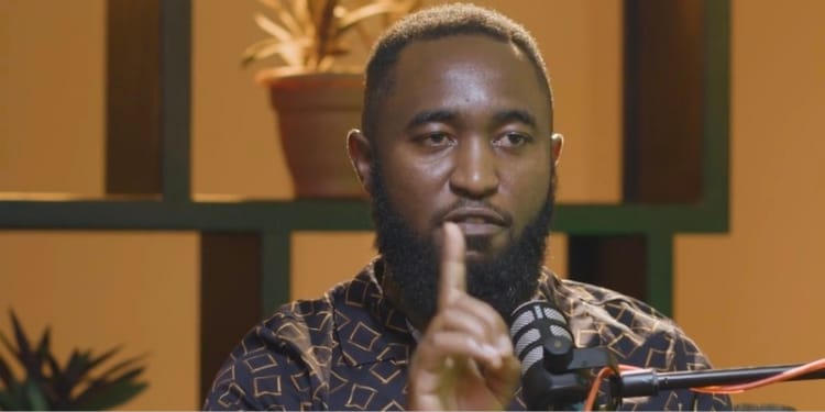 Gatiba Kaniu at a interview PHOTO/Phil karanja YT