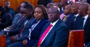 Rigathi Gachagua and his wife Dorcas in court for his impeachment hearing PHOTO/Gachagua X