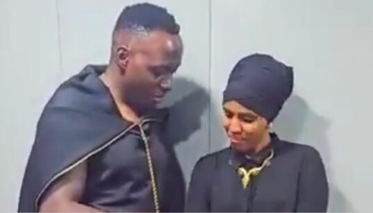 Nasra Yusuf and Oga Obinna PHOTO/File