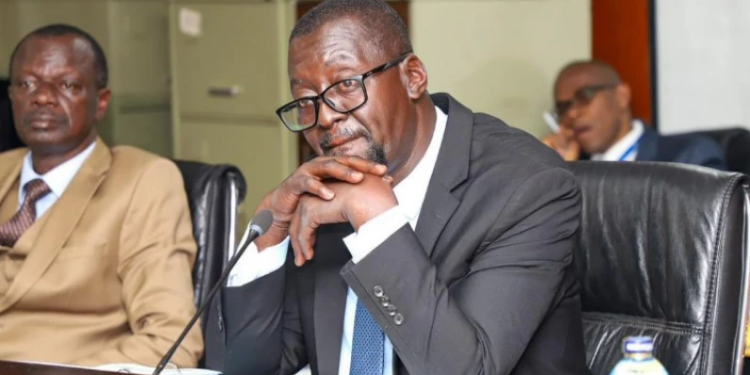 KAA Managing Director Nicholas Bodo appears before the Public Investments Committee on Commercial Affairs and Energy on May 29, 2025.