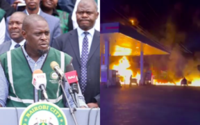Sakaja’s Administration Breaks Silence After Major Fire Erupts Along Kiambu Road