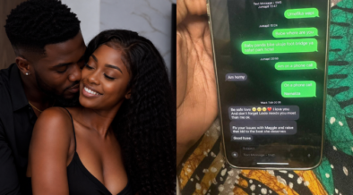 An AI generate photo of a man and woman and screenshots of the conversation between Sue and the man. PHOTO/ChatGPT.