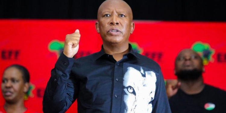 EFF leader Julius Malema