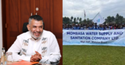A photo collage of Mombasa Governor Abdulswamad Sheriff Nassir and residents holding MOWASSCO banner. PHOTO/Nassir X/Courtesy.