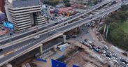 An aerial view of Nairobi CBD Roads. PHOTO/ PS Raymond Omollo.