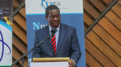 Energy CS Opiyo Wandayi speaking during the International Conference on Nuclear Energy in Nairobi on March 25, 2026. PHOTO/ Wandayi X.