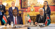 President William Ruto held talks with President Sergio Mattarella of Italy in Rome on April 20, 2026. PHOTO/PCS.