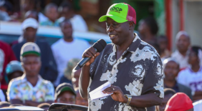 Former DP Rigathi Gachagua speaking at Gatukuyu, Gatundu North, on April 5, 2026. PHOTO/ Gachagua X.