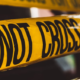 Image of a crime scene tape PHOTO/File