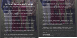 Glenn Naibei releases family statement regarding the ongoing rumour about their mother PHOTO/Acc