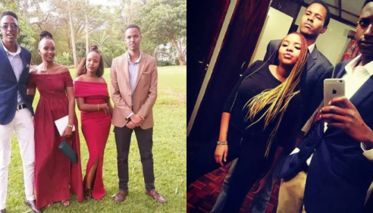 Esther Musila and her children PHOTO/File