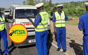 NTSA and Traffic Department during inspection exercise PHOTO/NTSA