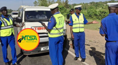 NTSA and Traffic Department during inspection exercise PHOTO/NTSA