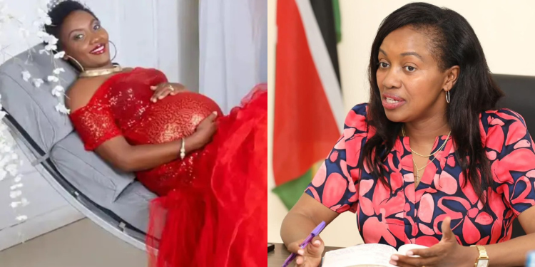 Photo of Kenyan Texas-based woman Marion Nduta and Nakuru Governor Susan Kihika PHOTO/File