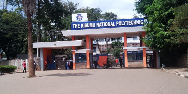 Kisumu National Polytechnic main entrance PHOTO/KNP