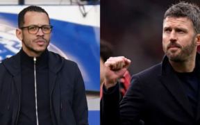Chelsea Manager Liam Rosenior and Manchester United's Manager Michael Carrick PHOTO/Club ACC's