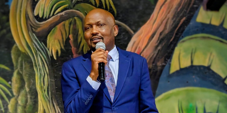 Former CS Moses Kuria addressing Kenya's Ambassadors and High Commissioners on Kenya's foreign policy at Safari Park on March 29,2026 PHOTO/Kuria/X