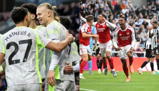 Manchester City overtakes Arsenal in Premier League standings Arsenal has dropped to second PHOTO/Clubs