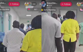 Screenshot shows Gaucho's TikTok profile with follower count and a video thumbnail from the livestream PHOTO/Screengrab