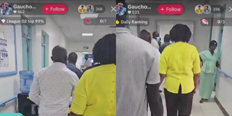 Screenshot shows Gaucho's TikTok profile with follower count and a video thumbnail from the livestream PHOTO/Screengrab
