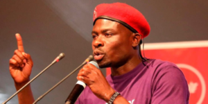 Gaucho also known as Ghetto president while addressing youths in a forum PHOTO/The Star