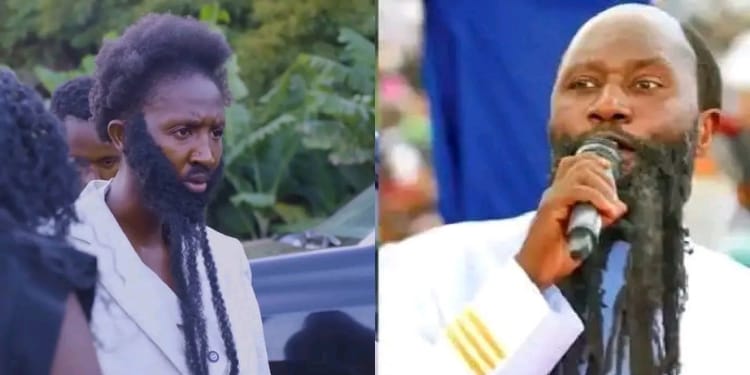 A photo collage of comedian Mammito Eunice and Prophet Dr. David Owuor. PHOTO/ Courtesy