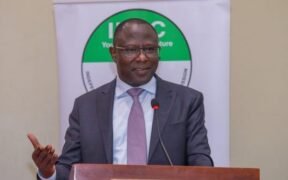 IEBC Chairperson Erastus Edung Ethekon presiding over an internal validation workshop of the Strategic Plan 2024-2029 at Sawela Lodges in Naivasha on August 29, 2025. PHOTO/IEBC X.