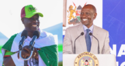 A photo collage of President William Ruto and DCP Party leader Rigathi Gachagua. PHOTO/PCS/Gachagua X.