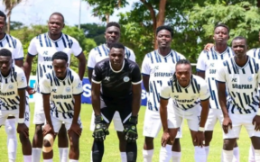 Sofapaka FC line-up against Mathare United at the Kasarani Annex on May 2,2026 PHOTO/KPL