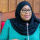 President of the republic of Tanzania Dr. Samia Suluhu Hassan in a past event. PHOTO/ Republic of Tanzania