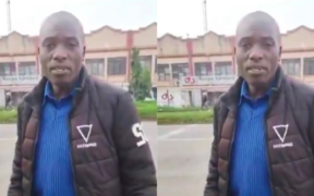 A photo of a police officer captured in a video seen insulting a female traffic officer in Nakuru County on Wednesday 6,2026. PHOTO/ File