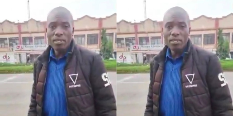 A photo of a police officer captured in a video seen insulting a female traffic officer in Nakuru County on Wednesday 6,2026. PHOTO/ File