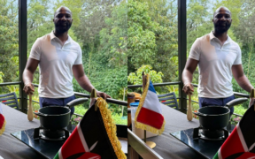 Ombachi ,The Roaming Chef hinting at a cooking collaboration with the French Govt PHOTO/Ombachi