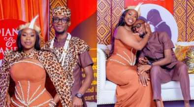 Dr Ofweneke together with his newly married wife Diana Ingosi PHOTO/Ofweneke